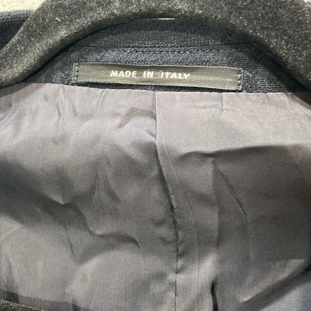 Armani Collezioni for Saks Fifth Avenue blazer‎ jacket plaid grey